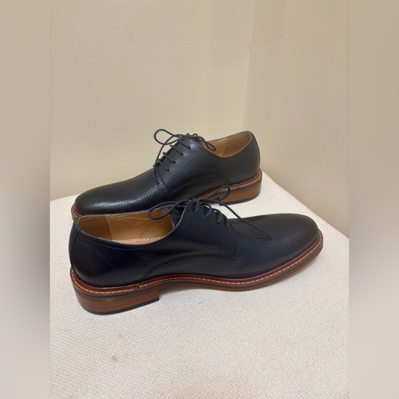 Ritizen Shoes Mens Size 8.5 Blue Leather Lace Up Oxford *NWOT* never worn! - Picture 16 of 16